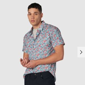 Rodd & Gunn Chedworth Park Sports Fit Shirt · Emerald size M